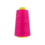 Stofftreff Santi Hochwertiger Overlockgarn-2700 m Spule- 100%Polyester-40 Textile Center (Pink-41328)