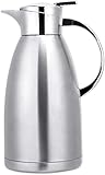 2.3 Liter Edelstahl Isolierkanne thermoskanne,Teekanne, Doppelschicht Vakuum kaffeekanne,Thermoskanne Edelstahl,Thermoskanne Kaffee Tee