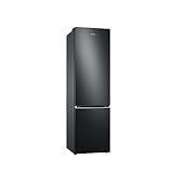 Samsung RL38C602CB1/EG Kühl-/Gefrierkombination, 203 cm, 390 ℓ Gesamtvolumen, 114 ℓ Gefrierteil, AI Energy Mode, No Frost+, SpaceMax, multifunktionales Flaschenregal, Premium Black Steel