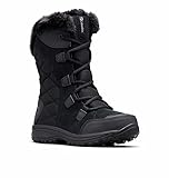 Columbia Ice Maiden II WP wasserdichte Schneestiefel für Damen, Schwarz (Black x Columbia Grey), 38 EU