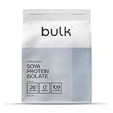 Bulk Soja-Protein Isolat 90, Veganes Eiweißpulver, 1 kg, 33 Portionen, Verpackung Kann Variieren