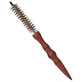 Veemoon Rundbürste Kleine Größe für Kurzes Haar Hitzebeständig mit Spitz Zulaufendem Ende Vielseitig Einsetzbar für Lockiges Haar und Tägliches Styling