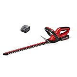 Einhell Akku Heckenschere GC-CH 1846 Li Kit Power X-Change (18 V, 46 cm Schnittlänge, 15 mm Zahnabstand, ergonomischer Griff, inkl. 2,0 Ah Akku und Ladegerät)