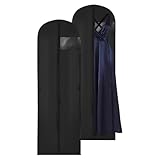 Kleidertaschen Für Lange Abendkleider - 2-teilige Dreifach-Faltbare Reiseaufbewahrung - Faltbare Garderobentaschen Für Kleider,Für Herren Damen Jacken Anzüge Hochzeitskleider Uniformen Roben