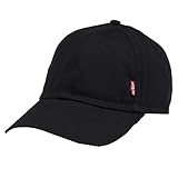 Levi's Herren Classic Twill Red Tab Baseball Cap, Schwarz...