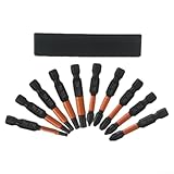 Torx-Schraubendreher-Bits aus legiertem Stahl, 10 Stück, 50 mm Länge, magnetisch, T10T30 PH1PH3