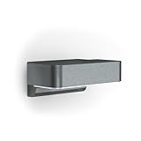 Steinel Außenwandleuchte L 800 SC Connect 1800 K, Insektenfreundliche Leuchte, 160° iHF-Bewegungsmelder, smarte Wandlampe, dimmbar, Zeitschaltuhr, Anthrazit