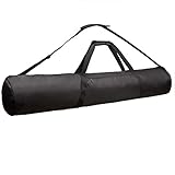 Stativtasche/Behälter Schaum 1680D Nylon mit Schultergurt tragen gepolstert - 47' 120cm x 20cm - Schwarz