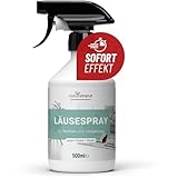 naturetrend Läusespray für Textilien, Umgebungsspray 500ml - Läuse Abwehrspray mit Sofort- & Langzeitschutz, Mittel gegen Läuse & Nissen für die Umgebung