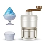 Zueyen Manueller Eiszerkleinerer- Crusher Rotary - Cocktails Slush Machine Ice Cube Crusher - mit Eiswürfelschalen - für Bar Küche vereist Trinken zubehö