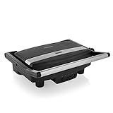 Tristar Kontaktgrill - Anti-Haftbeschichtung, 1500 Watt, Grillfläche mit 28x19 cm, Schwarz, GR-2856