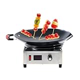 Candied Haws Maker, 1300W Elektrischer Schokoladenschmelztopf mit Temperaturanpassung, Edelstahl Antihaft-Süßigkeiten-Schmelzofen für Snackbars und Desserts