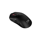 HyperX Pulsefire Haste 2, Wireless Gaming-Maus, Dual Mode (2,4 GHz/Bluetooth), 26K Sensor, 26.000 DPI, Bis zu 100 Std Akkulaufzeit, 6 Programmierbare Tasten, RGB, PC/PS5/PS4/Xbox-kompatibel, Schwarz