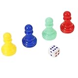 GALPADA Fliegende Schachfiguren Spielfarbe Magnetisches Reiseschach Bauern Schachfiguren Figur Flugschach Schachfiguren Klappbrett Schachfiguren Kunststoff