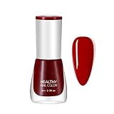 Rot Nagellack, Schnelltrocknender Nagellack, Nagellack mit cremigem Finish, Langanhaltender Chip Resistant & Nagellack für DIY Nail Art Maniküre zu Hause 8ML (06)