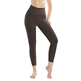 +MD Shapewear für Damen, Bauchkontrolle, nahtlos, hohe Taille, Kompression, ohne Fuß, Leggings, Body Shaper für Hüfte und Oberschenkel, Cocoa, X-Groß