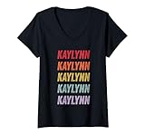 Damen Kaylynn T-Shirt mit V-Ausschnitt
