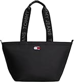 TOMMY JEANS Damen Tjw Ess Daily Mini Tote Aw0aw17890, Schwarz (Black), Einheitsgröße