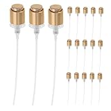 CIYODO 20 Stück Teiliges Parfümflaschen Kunststoff Sprühkopf Ersatz Pumpzerstäuber Feiner Duftzerstäuber für Kosmetik und Parfümflaschen Elegant Langlebig Passend