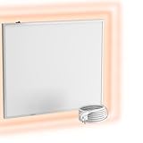 UMBRELLA® Infrarot Wandheizung Heizpaneel [OHNE THERMOSTAT] – Infrarotheizung Wandmontage Heizkörper – Carbon Crystal Infrarotheizung – Infrarot Paneel Badezimmer geeignet – (Modell F300-300W)