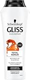 Gliss Shampoo Total Repair (250 ml), Haarshampoo glättet...