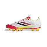 adidas Unisex F50 League Football Boots Multi Ground, FTWR White/core Black/solar Yellow, 44 2/3 EU