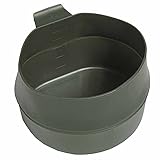 baum-m gmbh Faltbecher Fold-A-Cup von WILDO oliv-grün 600 ml