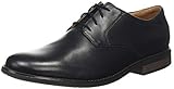 Clarks Herren Becken Lace Brogues, Schwarz Black Leather, 45 EU