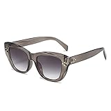 Cat Eye Herren- und Damen-Urlaubs-Fahrsonnenbrille, trendige Pendler-Sport-Sonnenbrille, Geschenk (Color : 4, Size : 1)