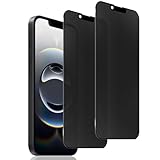 LiiLaa Matt Sichtschutz für iPhone 16e/13/13 Pro/14 6,1 Zoll für Panzerglas mit fingerabdruck erkennung, 2 Stück Matte Anti Spy Privacy Displayfolie, Anti-Fingerabdruck Entspiegelte Sichtschutzfolie