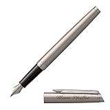 Waterman Füllfederhalter Hemisphere Essential Stainless Steel 2146571 mit Laser-Gravur