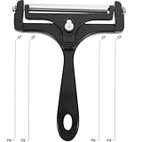 NUOBESTY Draht Käseschneider aus Edelstahl 304 mit Verstellbarer Schnittstärke Butter und Käsehobel für Haushalt und Küche Ergonomisches Küchengerät für Präzises Schneiden