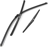 HJBING Auto Scheibenwischer Set für Ford Fiesta 7 2008-2016, Hochwertige Ersatz-Wischblätter für Windschutzscheibe Scheibenwischerblätter