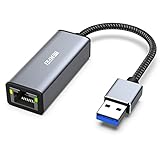 BENFEI USB Ethernet Adapter 1000Mbps, USB auf RJ45 Gigabit Ethernet LAN Netzwerkadapter Kompatibel für MacBook Surface Pro Notebook-PC mit Windows 11/10/8.1/8/7/XP/Vista, Mac OS