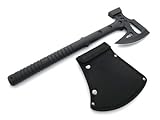 KOSxBO® Tomahawk Evolution Tactical Notfall Hammer Outdoor Axt Campingaxt inklusive Coduraholster