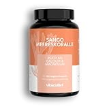 Vitaoutlet | Sango Meereskoralle Kapseln | reich an Calcium & Magnesium | ohne Magnesiumstearat | 180 vegane Kapseln