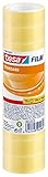 tesa tesafilm standard - Transparentes Multifunktions-Klebeband für Heim- Schul- und Büroanwendungen - 10 m x 15 mm - 10er Pack
