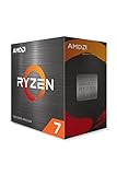 AMD Ryzen 7 5700X Prozessor (Basistakt: 3.4GHz, Max. Leistungstakt: bis zu 4.6GHz, 8 Kerne, L3-Cache 32MB, Socket AM4, ohne Kühler) 100-100000926WOF, Schwarz.