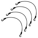 Angoily 4 Stück Teiliges Elastisches Beingurt Pferdedecke mit Doppelten Metallclips Langlebige Pferdedecken Ersatzbänder Einfache Befestigung Hohe Dehnbarkeit Sicherer Halt bei Bewegung