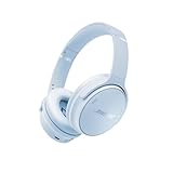 Bose QuietComfort Kabellose Kopfhörer mit Mikrofon und Noise-Cancelling, Bluetooth-Over-Ear-Kopfhörer, Audiophile Kopfhörer, On-Ear-Kopfhörer mit Noise-Cancelling, bis 24 Std. Akkulaufzeit, Eisblau