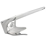 NIDAYE Bootsanker, 5 kg, Bruce-Stil, Krallenanker, robuster 316er Edelstahl, für Yachten, Schnellboote