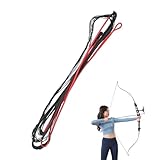 Agatige Recurve Bogensehne, 12 Stränge Universal Traditionelle Bogensehne Ersatz, 58-70 Zoll Länge Nylon Bogensehne Bogenschießen Jagd Zubehör für Lange Retrograde Bögen