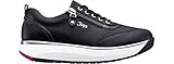 JOYA Laura Black, Damen Schnürschuh aus weichem, gewalktem Leder, 41