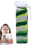 Générique Faltbarer Trinkbecher für Reisen, faltbar, für Fahrrad | Trinkbehälter und Trinkflasche, Wandern, Angeln, Camping, Sport, Fitnessstudio