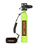 SMACO S300Plus Mini Tauchflasche Sauerstoffflasche Taucherflasche Mini zum tauchen Mit 5 Bis 10 Minuten Tauchen Sauerstofftank Taucher Set Tauchausrüstung Tragbare 0.5L