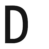 UDHSNJZG Hausnummer Schwebende große Hausnummern for draußen, 20,3 cm, zur Wandmontage, Moderne Hausadressennummer, Hausschild, Schwarz(D)