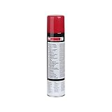 FMprofessional Gas-Nachfüllflasche 300ml, zum Nachfüllen von z.B. Küchengasbrennern (Farbe: Schwarz/Silber/Rot), Menge: 1 Stück