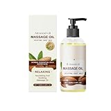 Hocossy massageöl öl für body – Mandeln mit schlagsahne, kühlt die haut und erhöht ihre elastizität，Angewandt auf den rücken, die arme, die beine usw – 100ml (1)