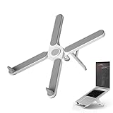 Générique Tablet-Halterung | verstellbare Halterung für Tablet | Faltbarer Ständer, verstellbar, tragbar, für Arbeit, Zuhause, Schule, Reisen und Büro