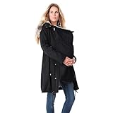 Deals of the Day,Winterjacke Damen Lang Warm Baumwolljacke Tragejacke Umstandsjacke Umstandsmode Winter 3 In 1 Schwangerschaftsjacke Mit Babyeinsatz Umstandsmantel Winterjacke Limitierte Angebote